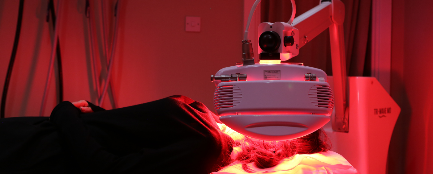 What does Dermalux LED light therapy do?